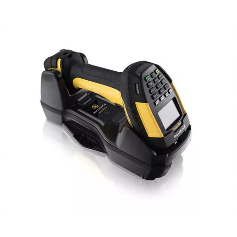 Rokas svītrkodu lasītājs Datalogic PM9600-DKHP433RK10 1D/2D Lāzers Vadu Bezvadu