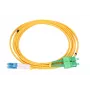 Ielāpa kabelis Extralink SC/APC – LC/UPC Singlemode Dupleksais G.657.A1 3 mm, 5 m