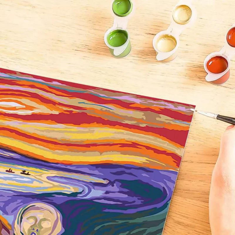 CreArt ART kolekcija - Munch: Der Schrei, Gleznošana
