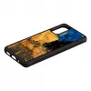 Aizsargapvalks iKins Samsung Galaxy S20 — melns Cafe Terrace dizains