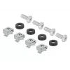 DIN sliedes panelis DeLOCK 67031 Melns Metāls 19 collu 482,6 mm