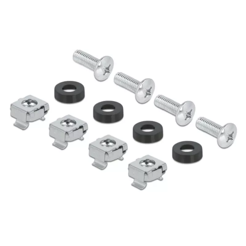 DIN sliedes panelis DeLOCK 67031 Melns Metāls 19 collu 482,6 mm