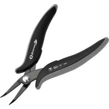 ESD pincete c.k tools T3892 45° liekta 152 mm – antistatiskā precīzijas pincete