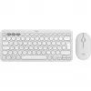 Logitech Pebble 2 Combo komplekts, balts, bezvadu, vācu, 920-012204