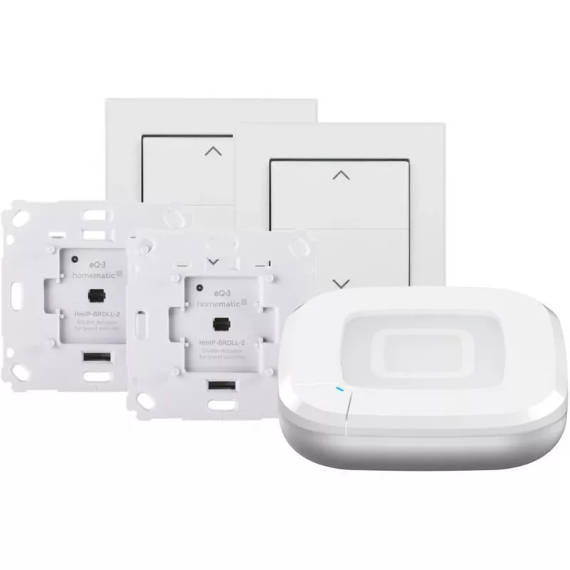 Starter Set rullera slēģu vadība (HmIP-SK29), vadības modulis visiem izplatītākajiem cauruļveida motoriem