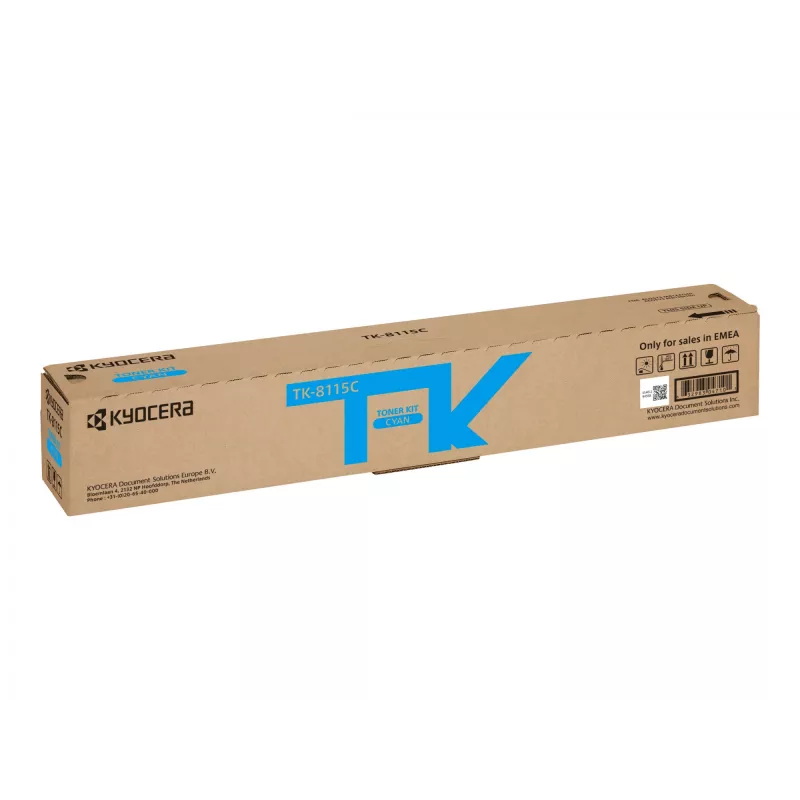 KYOCERA TK-8115C tonera kasetne 1 gab. oriģināla ciāna