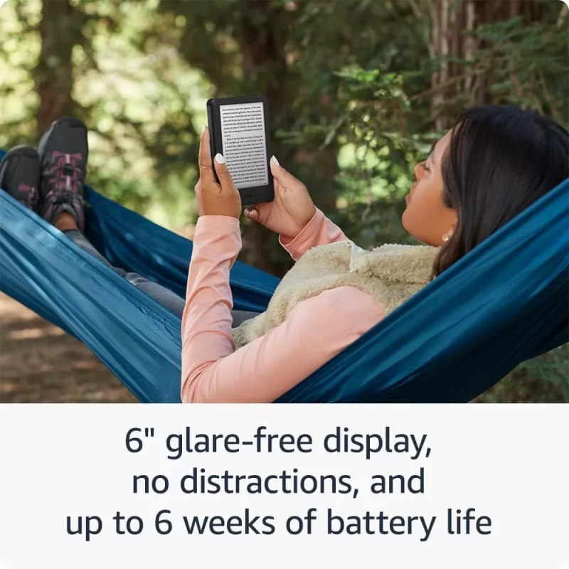 Amazon B0CP31T5M6 e-grāmatu lasītājs 16 GB Wi-Fi Melns