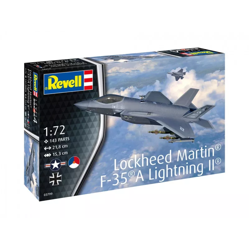 Plastmasas modelis Lockheed Martin F-35A Light 1/72