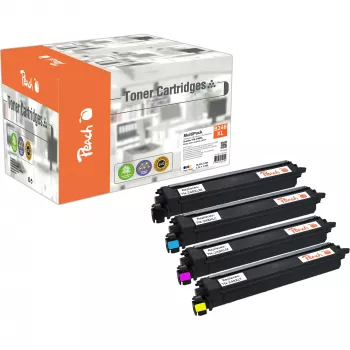 Peach tonera Brother TN-248XL DCP-L-3520 MultiPack jauna mikroshēma saderīga - saderīgs