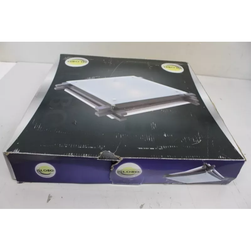 Griestu lampa Sourcing Edison, 2×E27 maks. 60 W, stikla kupols, koka krāsā, 40×40×8,5 cm
