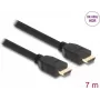 DeLOCK High Speed HDMI kabelis 48 Gbps 8K 60 Hz melns 7 m