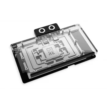 Aizmugures plāksne Alphacool 10269 akrils alumīnijs hroms varš neilons melna 155.5x235.9x34mm