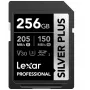 Flash Memory Lexar 256GB UHS-I SDXC SilverP