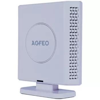 DECT IP-atkārtotājs agfeo 6101724 balts — diapazona paplašinātājs DECT/VoIP sistēmām
