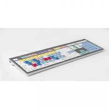 Tastatūra Logickeyboard ALBA Universal USB AZERTY French Silver