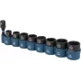 Makita E-16639 - triecienuzgriežņu komplekts 3/8 8-daļīgs | ietver adapteri 1/4 (E-16639)