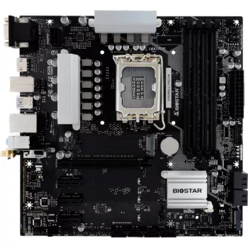 Mātesplate Biostar B760MX2-E Pro D4 - B760 - Ligzda 1700 - Micro ATX