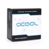 Ūdens bloks Alphacool 17584 Misiņa hromēta 23,5 mm x 31 mm x 18,5 mm