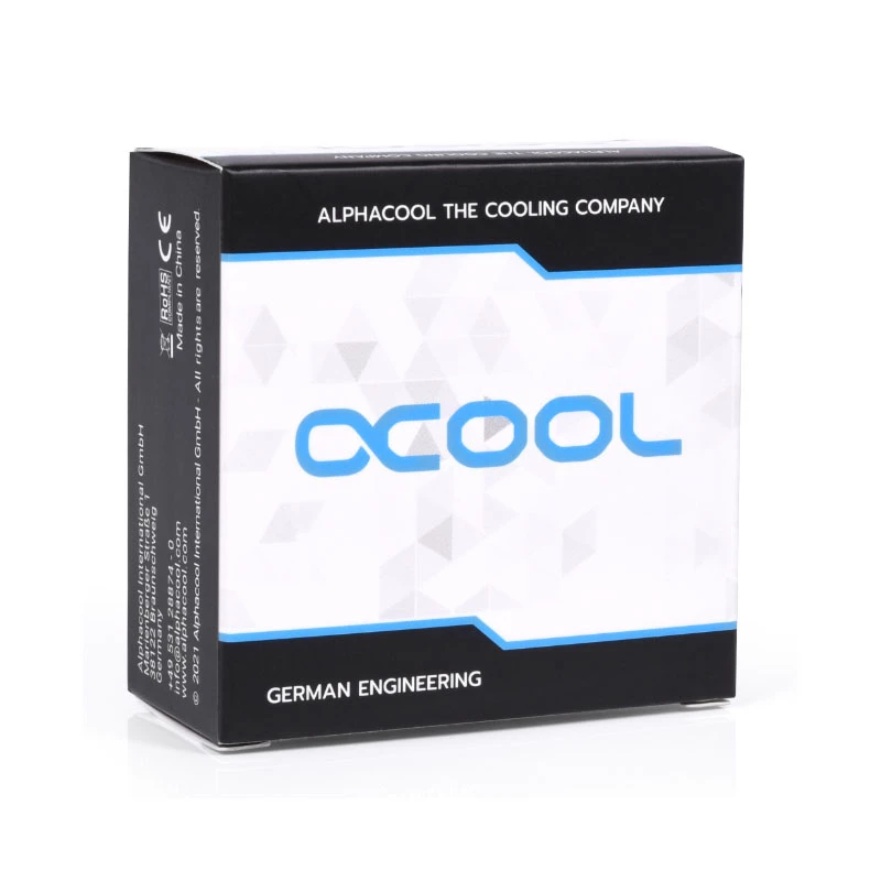 Ūdens bloks Alphacool 17584 Misiņa hromēta 23,5 mm x 31 mm x 18,5 mm