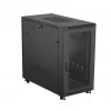 19 collu statīva skapis LANBERG FF01-6222-23B 22U 600x1200 mm melns ar perforētām durvīm