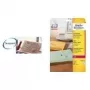 Caurspīdīgas printera etiķetes Avery L7551-25