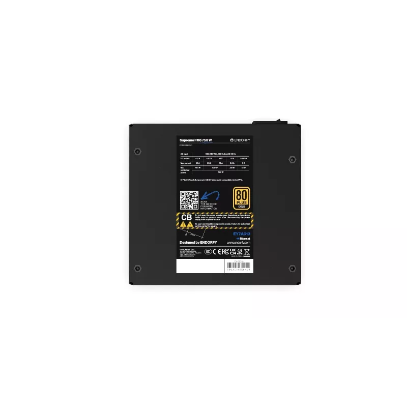 ENDORFY Supremo FM6 750W barošanas bloks
