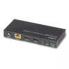 Lindy 150m Cat.6 HDMI 4K60, IR un RS-232 HDBaseT pagarinātājs, 3840 x 2160 pikseļi, AV raidītājs un uztvērējs, 150 m, vadu, melns, HDCP