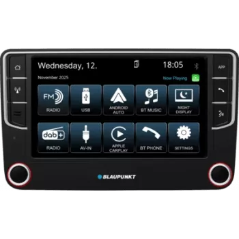 2DIN auto multivides galvas iekārta BLAUPUNKT Wolfsburg 648 DAB ar CarPlay un Android Auto