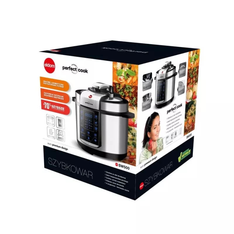 ELDOM SW500 PERFECT COOK 5 L nerūsējošais tērauds 900 W
