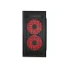 GEMBIRD CCC-FORNAX-950R Gaming dizains PC korpuss 3 x 12 cm ventilatori sarkans