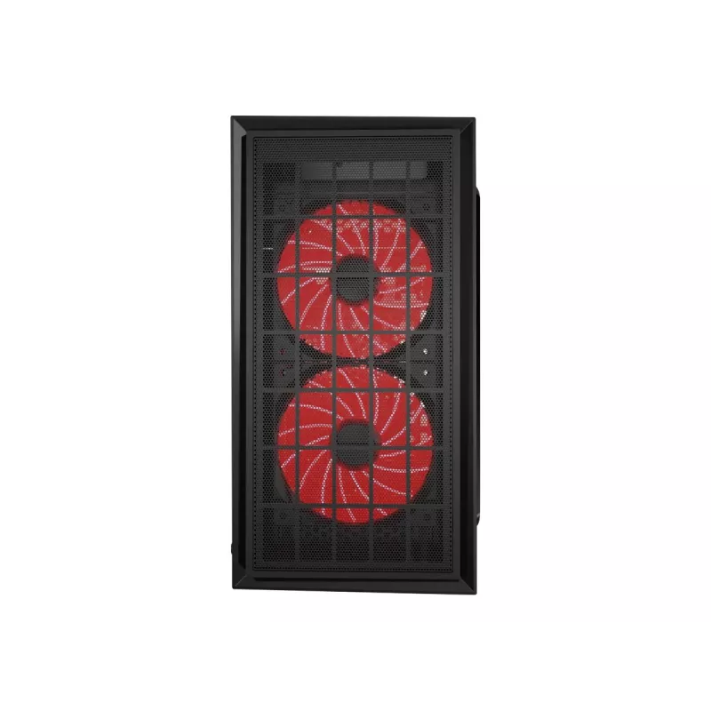 GEMBIRD CCC-FORNAX-950R Gaming dizains PC korpuss 3 x 12 cm ventilatori sarkans