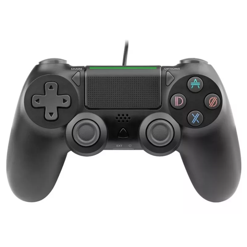 Vadu spēļu kontrolieris TRACER SHOGUN PRO Melns — 16 pogas, analogais/ciparu, 1,5 m kabelis, vibrācija, PC/PS4/PS3