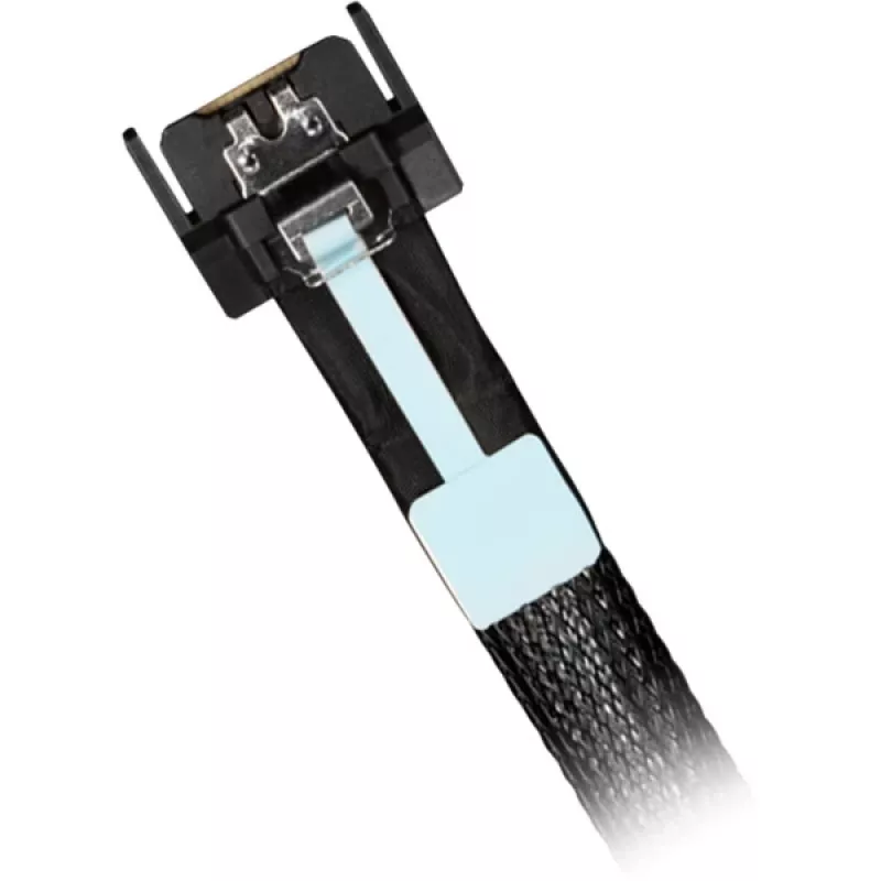 ICY DOCK MB414L-B MCIO 4i SFF-TA-1016 uz MCIO 4i SFF-TA-1016 kabelis, 0,5 m