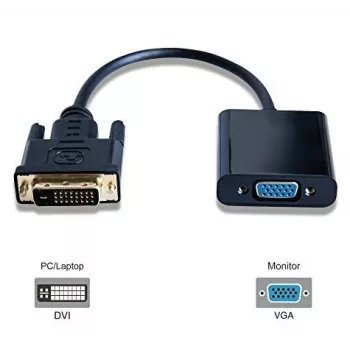 Microconnect DVIDVGA video kabeļa adapteris 0,25 m DVI-D VGA (D-Sub) Melns