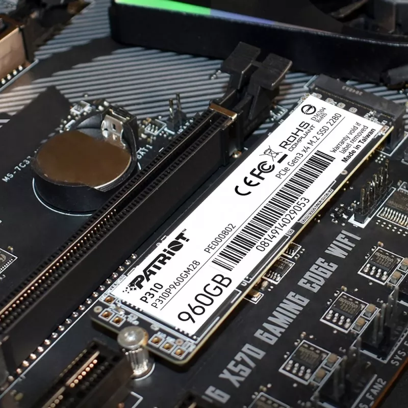 SSD disks Patriot Memory 960GB M.2 PCI Express 4.0 NVMe P310P960GM28