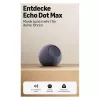Amazon Echo Dot Max 2025 izlaidums - Grafīts - Bluetooth (B0DKLFHZDH)