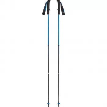 Trekking Poles Distance Carbon, Fitnesa ierīce Zila, 1 pāris, 130 cm
