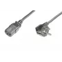 Strāvas vads Digitus AK-440100-018-S 1,8 m CEE7/7 uz IEC C13