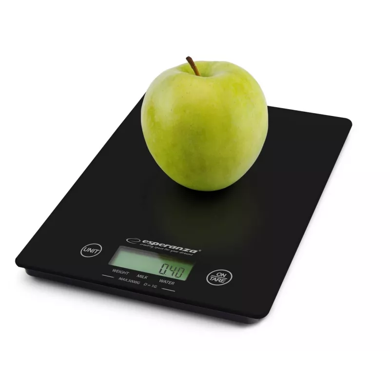 Esperanza EKS002K elektroniskie virtuves svari Melns Galda taisnstūris