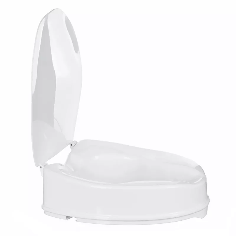 ActionMED NT10AM paaugstināts tualetes sēdeklis ar vāku, 10 cm