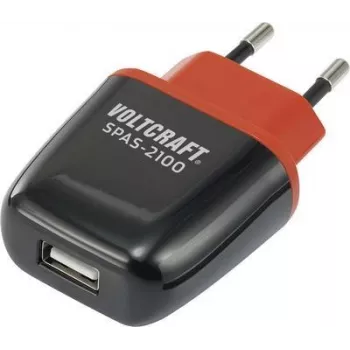 VOLTCRAFT SPAS-2100 VC-11413285 USB lādētāja kontaktligzda Izejas strāva (maks.) 2100 mA 1 x USB automātiskā noteikšana (VC-11413285)