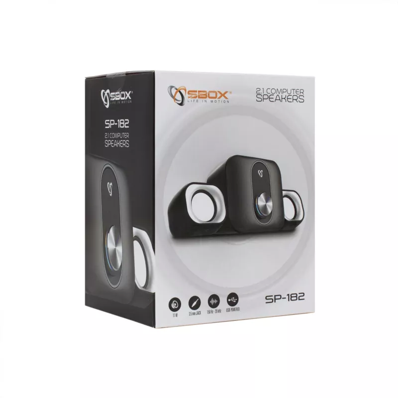 Skaļruņi Sbox SP-182, 20W jauda