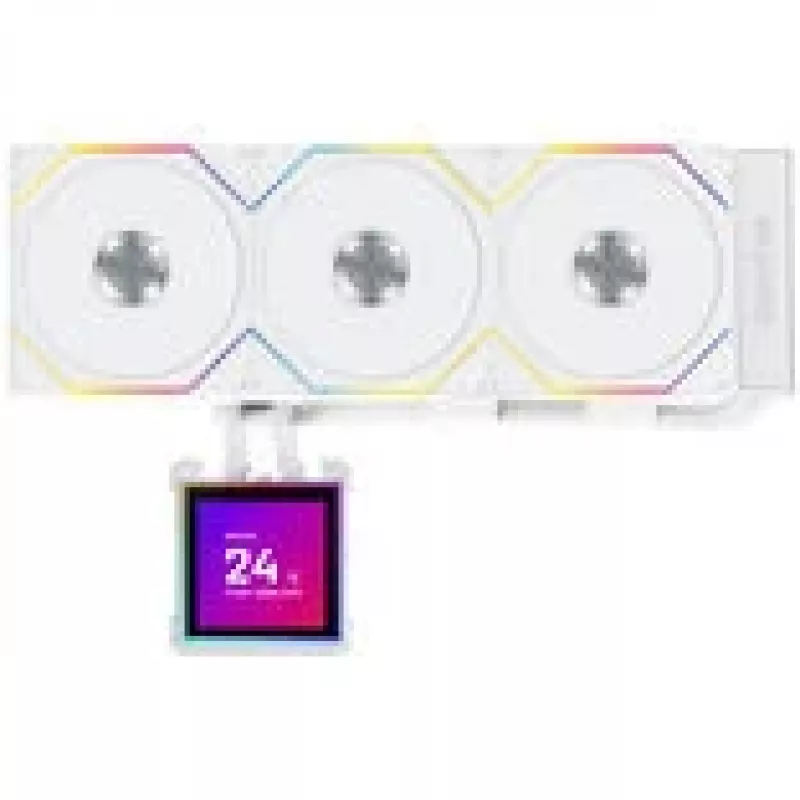 All-in-One Liquid CPU Cooler lian li HydroShift II LCD-S 360mm with RGB and LCD Display