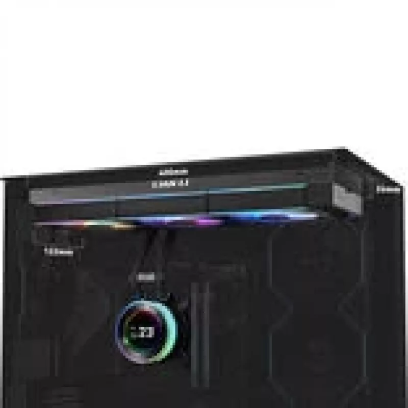 Lian Li GA II Hydroshift II LCD-C 360CL procesora viss vienā šķidruma dzesētājs 12 cm Melns 1 gab.