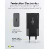 Goobay USB-C™ PD GaN ātrais lādētājs plāns (30 W) melns