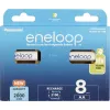 Uzlādējamās baterijas PANASONIC ENELOOP AA 2000 mAh 8 gab. (BK-3MCDE/8HH)