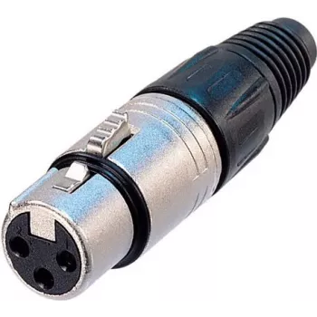 Neutrik NTR-NC5FX - -30 - 80 °C - Melns - Sudraba krāsas - UL - UL 94 HB - IEC 61076-2-103 - IP 40, IEC 68-2-20 (NC5FX)