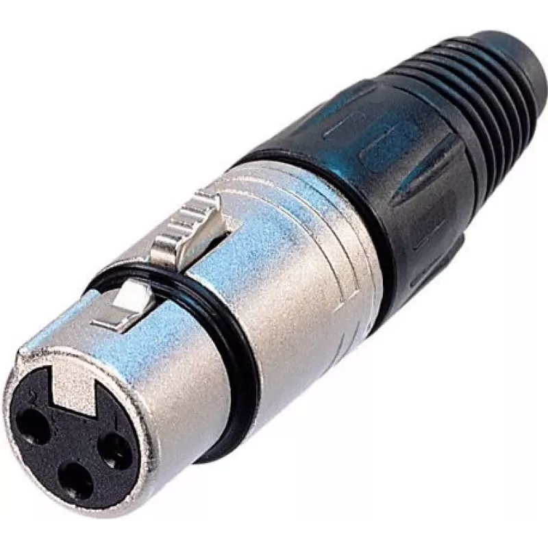 Neutrik NTR-NC5FX - -30 - 80 °C - Melns - Sudraba krāsas - UL - UL 94 HB - IEC 61076-2-103 - IP 40, IEC 68-2-20 (NC5FX)