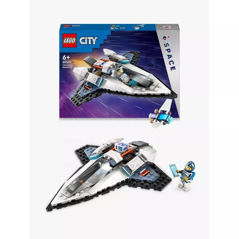 LEGO City konstruktors Kosmosa kuģis 60430 — 240 detaļas, 1 minifigūriņa, vecumam 6+, 170×220×40 mm