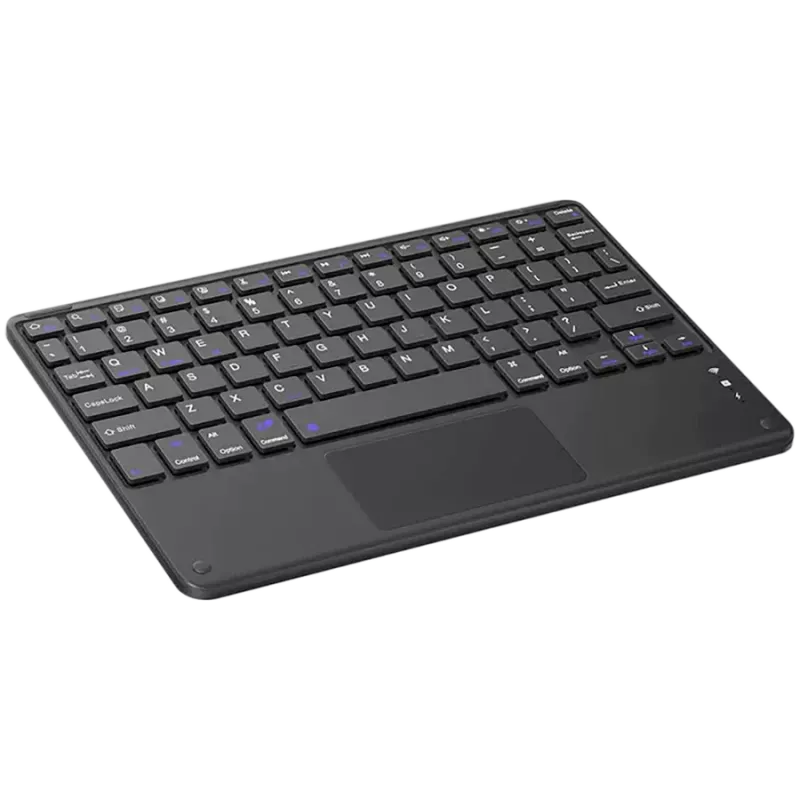 Blackview K2 Bluetooth tastatūra, 242.3х168.7х6.5, Bluetooth 3.0, akumulators 280 mAh, Windows, Android, iOS, melna